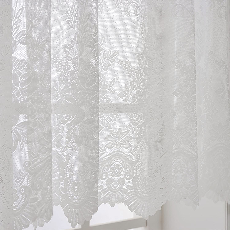 New Designs Jacquard net tulle voile 롤 메쉬 니트 폴리에스터 커튼 쉬어 패브릭 엑스트라 와이드