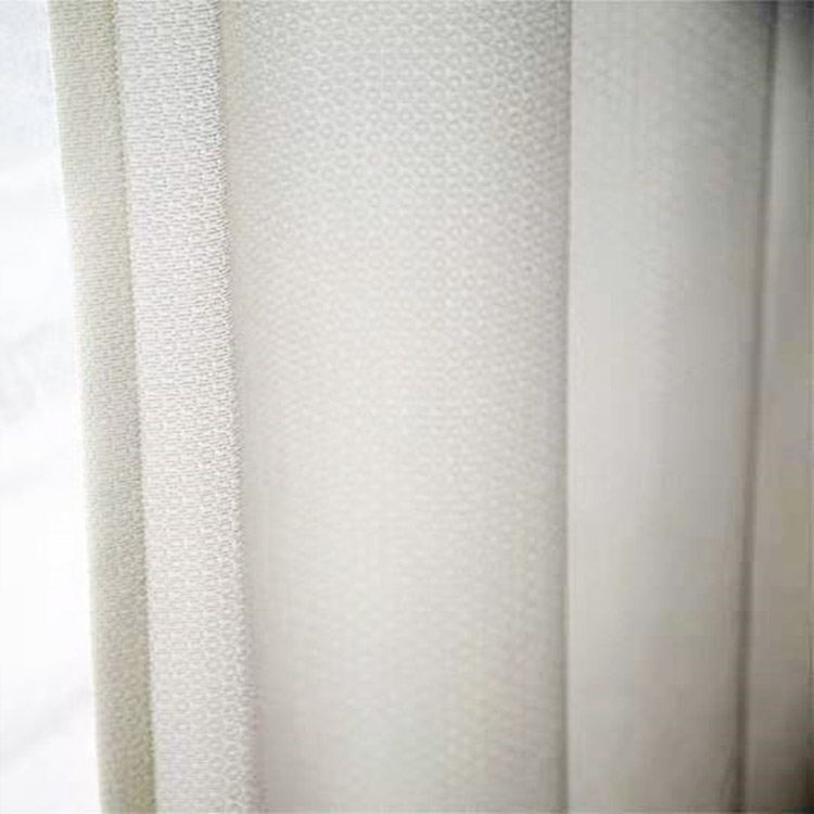 Resistente 얇은 패브릭 도매 우아한 좋은 품질의 흰색 현대 얇은 명주 그물 보일 폴드 거실 커튼