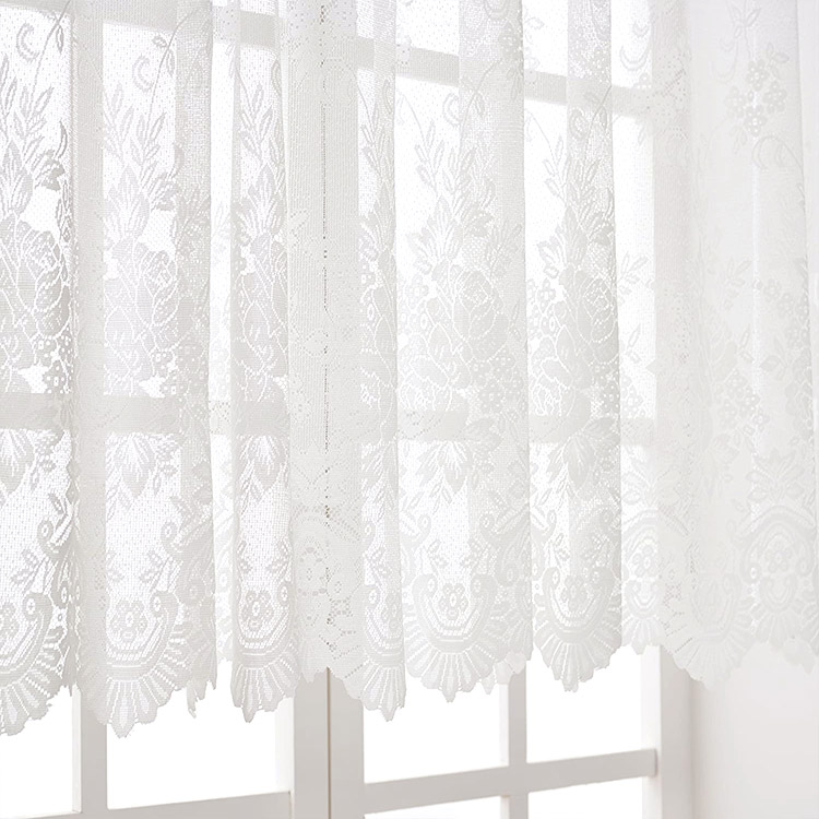 New Designs Jacquard net tulle voile 롤 메쉬 니트 폴리에스터 커튼 쉬어 패브릭 엑스트라 와이드