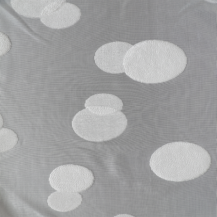 Factory Supply Voile Curtain 가벼운 스폿 엘레강트 거실 sheer_organza_fabric